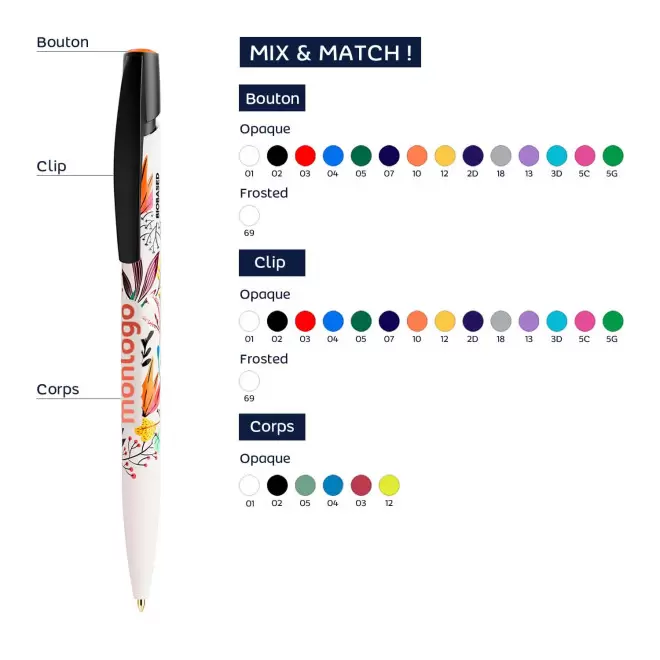 STYLO PUBLICITAIRE BIC® MEDIA CLIC 'BIO DIGITAL'