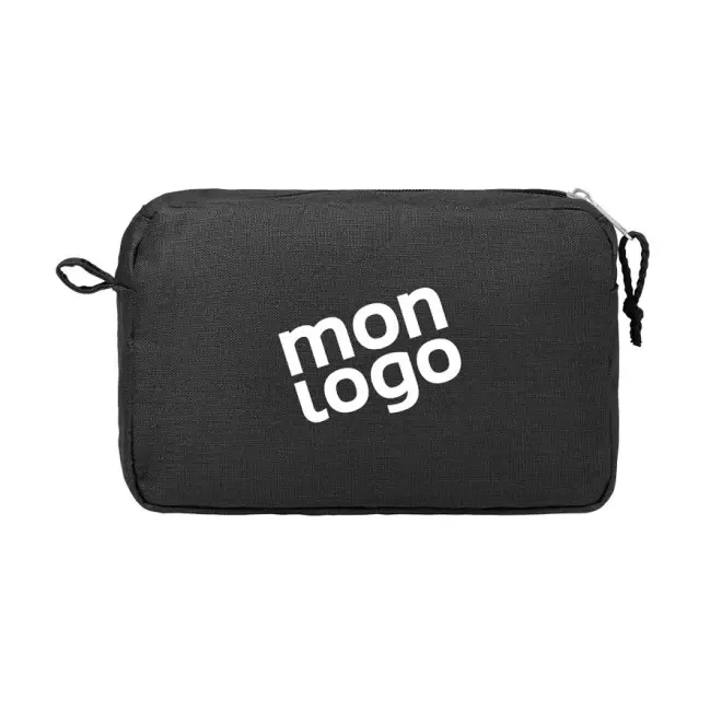 TROUSSE DE TOILETTE PUBLICITAIRE EN CHANVRE 'JEANNETTE'