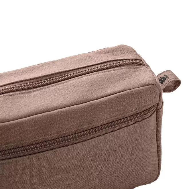 TROUSSE DE TOILETTE PUBLICITAIRE EN CHANVRE 'JEANNETTE'