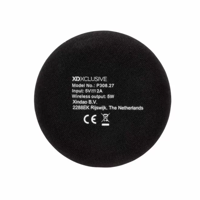 CHARGEUR À INDUCTION PUBLICITAIRE 5W EN CHANVRE ET BAMBOU 'OSORNO'