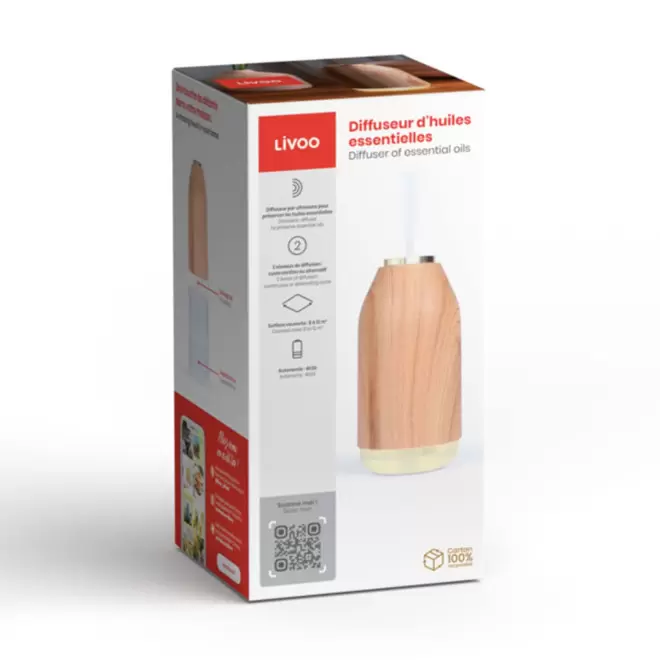DIFFUSEUR D'HUILES ESSENTIELLES PERSONNALISÉ LIVOO® 'JOOLI'