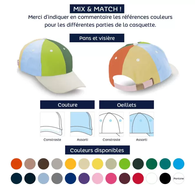 CASQUETTE PUBLICITAIRE SUR MESURE 'SHELTON'