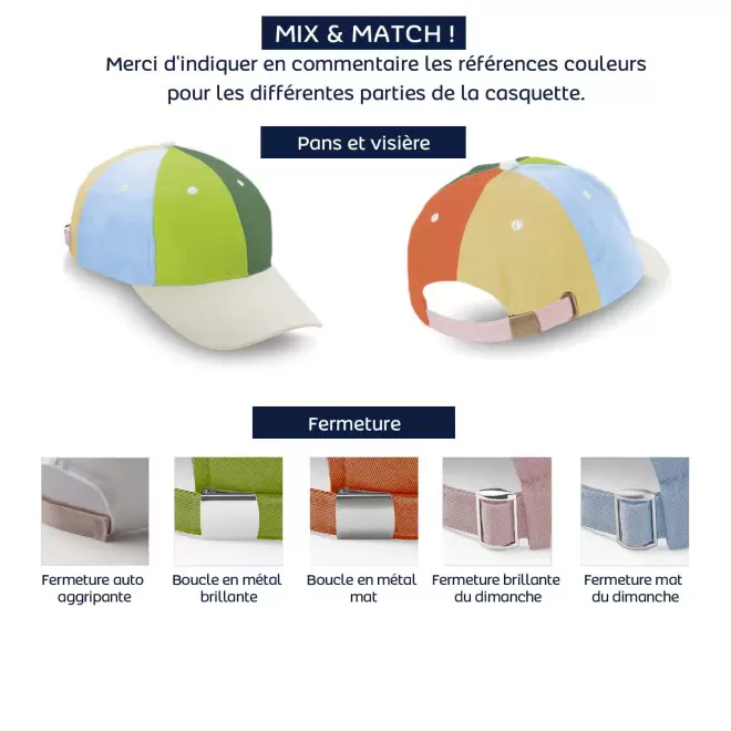 CASQUETTE PUBLICITAIRE SUR MESURE 'SHELTON'