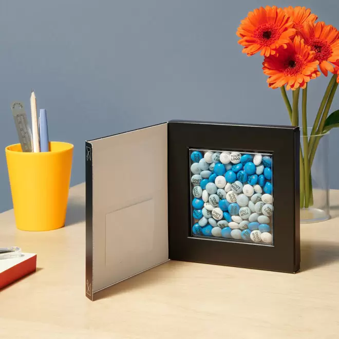 COFFRET 80G M&M's® PERSONNALISÉS 