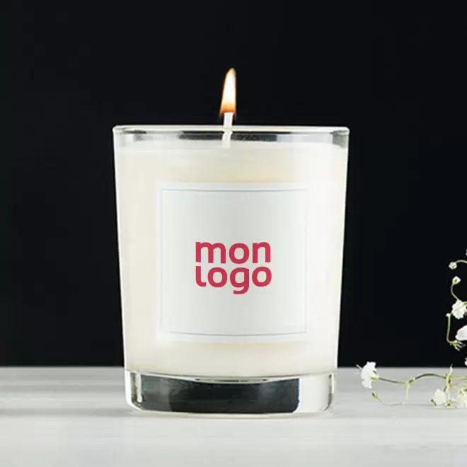 BOUGIE PARFUMÉE PERSONNALISÉE VEGAN 130G 'LOUCE'