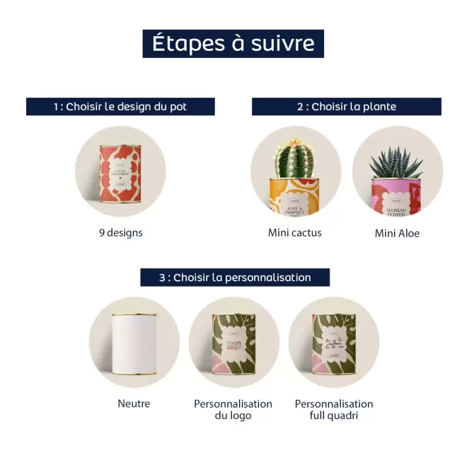 PLANTE EN POT PERSONNALISABLE 'PURETE PETIT'