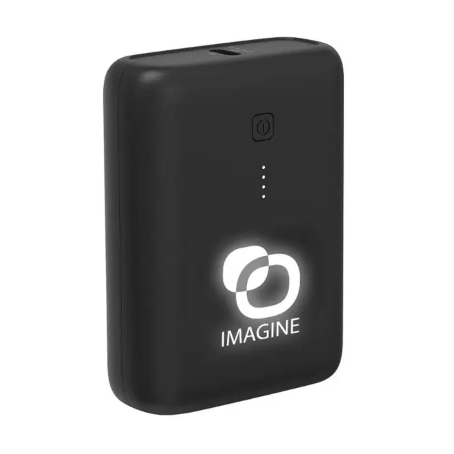 POWERBANK PERSONNALISÉE AVEC LOGO LUMINEUX AKASHI® 'DRITA'