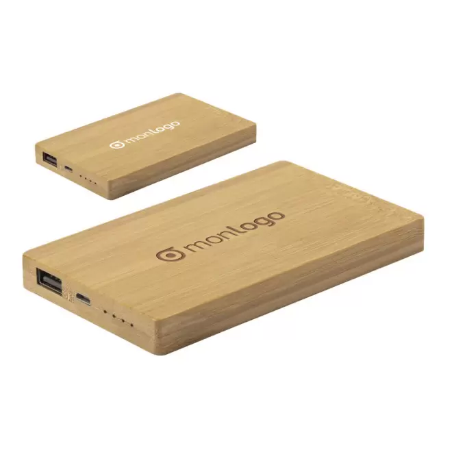 POWERBANK PUBLICITAIRE BAMBOU 'POWERGREEN' 5000 mAh