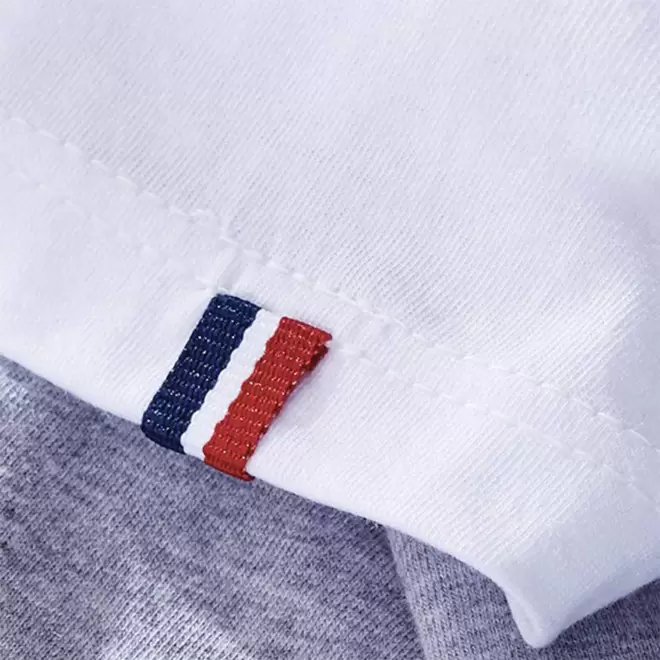 TEE SHIRT PUBLICITAIRE FEMME BLANC ORIGINE FRANCE 'LOLA'