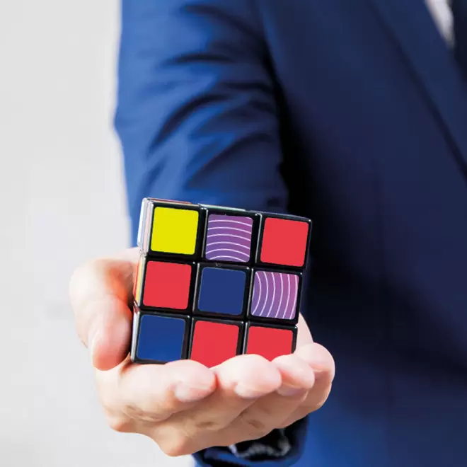 RUBIK'S® CUBE PERSONNALISÉ '3X3' 'MOTU'