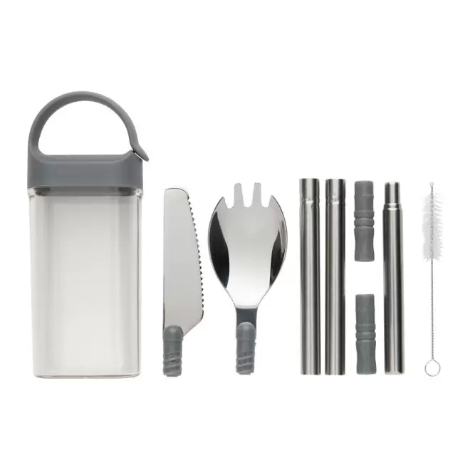 SET DE COUVERTS PERSONNALISÉ EN ACIER INOXYDABLE 'MENDI'