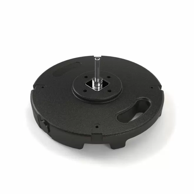 DRAPEAU PERSONNALISÉ ORIFLAMME GOUTTE + SOCLE EN BÉTON/PVC 'TOLEN'