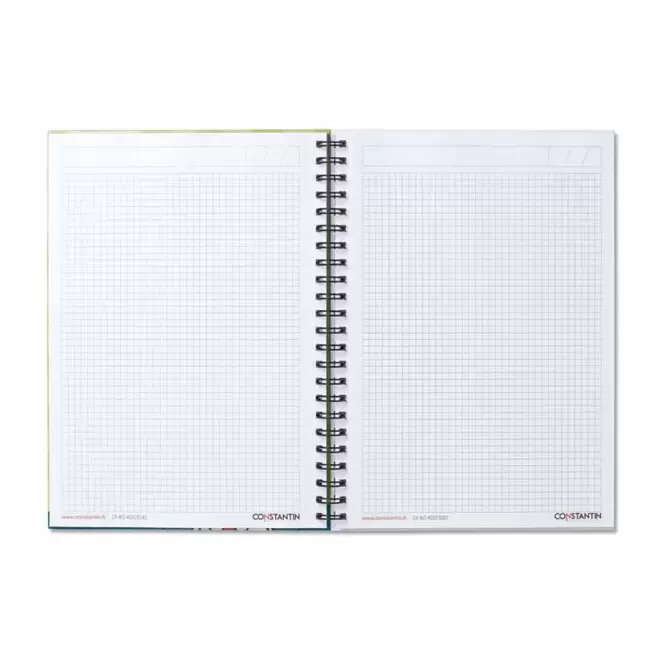 CARNET PERSONNALISÉ A4 À SPIRALES SUR MESURE 'MYNOTE'