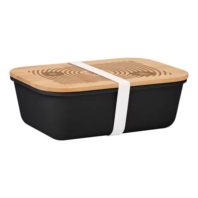 LUNCH BOX PERSONNALISABLE COUVERCLE EN BAMBOU 'BUCATI'
