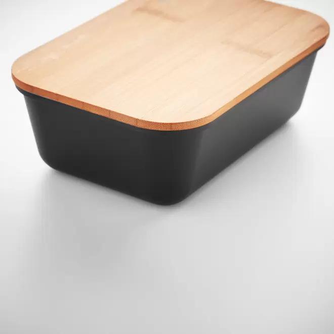 LUNCH BOX PERSONNALISABLE COUVERCLE EN BAMBOU 'BUCATI'
