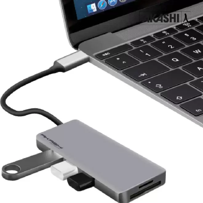 HUB PERSONNALISABLE 7 EN 1 AKASHI® 'CROSBI'