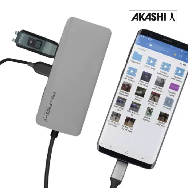 HUB PERSONNALISABLE 7 EN 1 AKASHI® 'CROSBI'