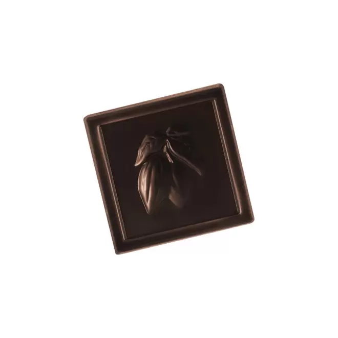 CARTE DE 9 CARRÉS DE CHOCOLAT PERSONNALISÉE LPCC®  'CALIMIA'