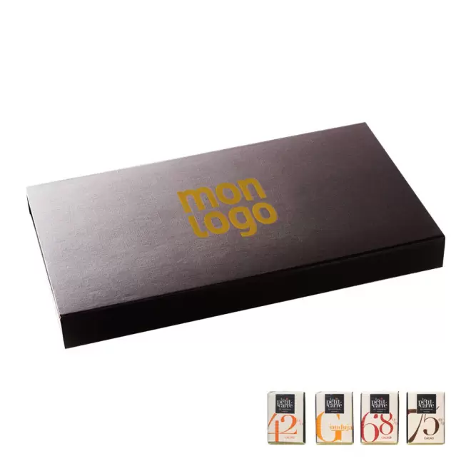 COFFRET PERSONNALISÉ DE 48 CARRÉS DE CHOCOLAT LPCC® 'TENTATION'