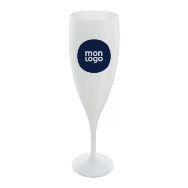 FLÛTE À CHAMPAGNE PERSONNALISÉE RÉUTILISABLE 'CUPCHAMP' 14 CL