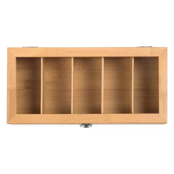 BOÎTE À THÉ PERSONNALISÉE EN BAMBOU 'LOUNGI'