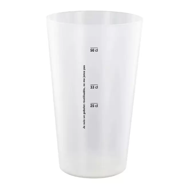 GOBELET MIF RÉUTILISABLE PERSONNALISÉ 60 CL 'CUPY'