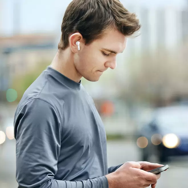 ECOUTEURS BLUETOOTH PERSONNALISÉS AKASHI® 'STEREOLI'