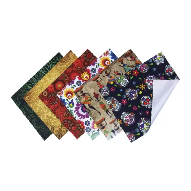 LOT DE 100 LINGETTES MICROFIBRE PERSONNALISABLES 'ASCIUGA' EXPEDITION EXPRESS 72H