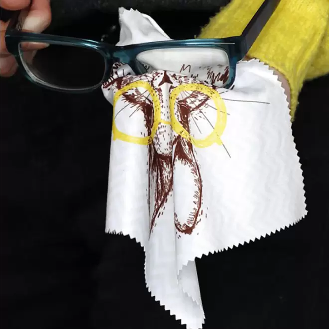 LOT DE 100 LINGETTES MICROFIBRE PERSONNALISABLES 'ASCIUGA' EXPEDITION EXPRESS 48H