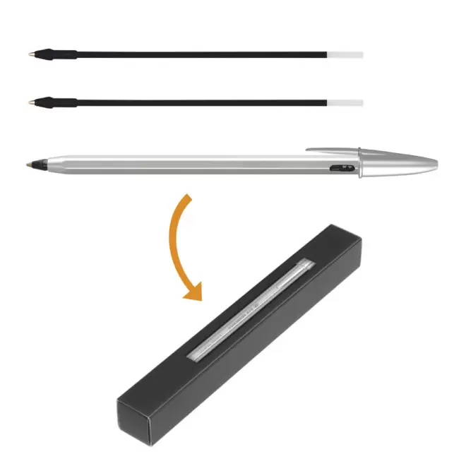 STYLO PERSONNALISÉ BIC® METAL CRYSTAL 'RE NEW'