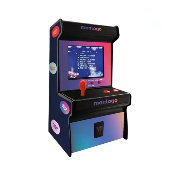 MINI BORNE D'ARCADE PERSONNALISÉE 200 JEUX 'HARDLOOT'