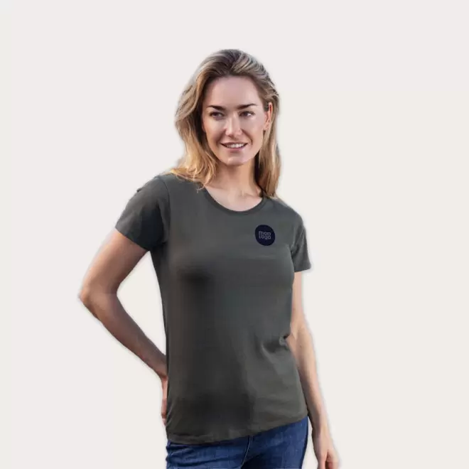 TEE SHIRT PERSONNALISÉ FEMME PROMODORO® 'NAVE BIO' 180 GR/M²