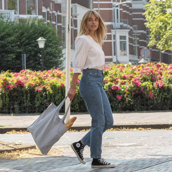 TOTE BAG PERSONNALISÉ EN COTON RECYCLÉ IMPACT 'ALIVERI'