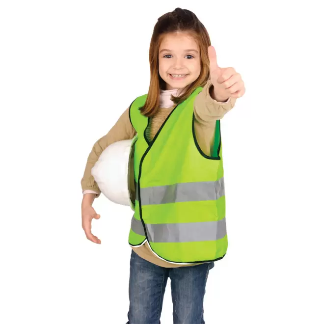 LOT DE 30 GILETS DE SECURITÉ PERSONNALISABLE ENFANT 'FLUOSAFE' EXPEDITION EXPRESS 72H
