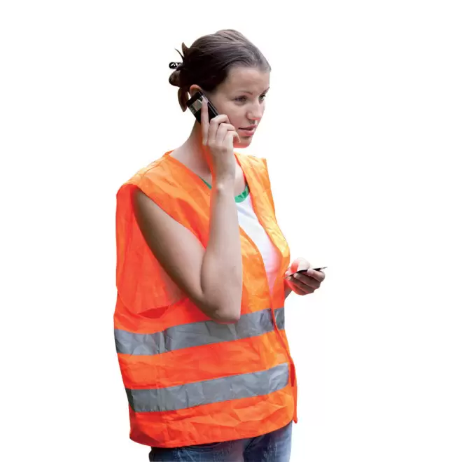 LOT DE 30 GILETS DE SÉCURITÉ PUBLICITAIRE ADULTE 'FLUOSAFE' EXPÉDITION EXPRESS 72H