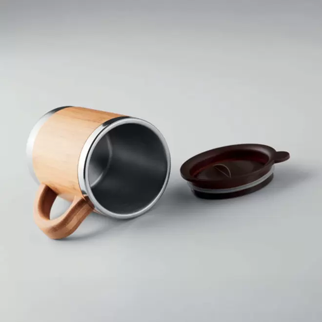 MUG PERSONNALISÉ ISOTHERME EN BAMBOU 'TIAKY'