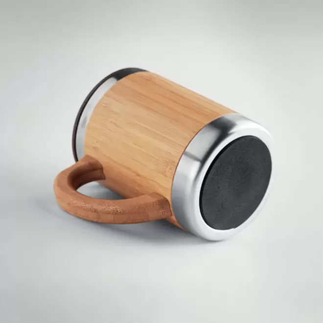MUG PERSONNALISÉ ISOTHERME EN BAMBOU 'TIAKY'