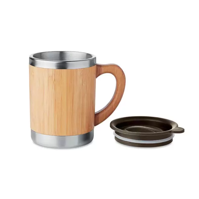 MUG PERSONNALISÉ ISOTHERME EN BAMBOU 'TIAKY'