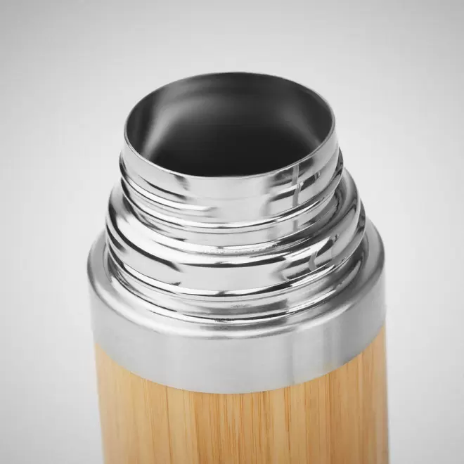 BOUTEILLE ISOTHERME PERSONNALISÉE EN BAMBOU 400ML 'FASTUOSA'