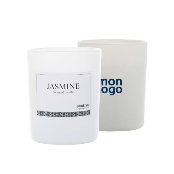 BOUGIE PERSONNALISÉE PARFUMÉE UKIYO® 'JASMINE'