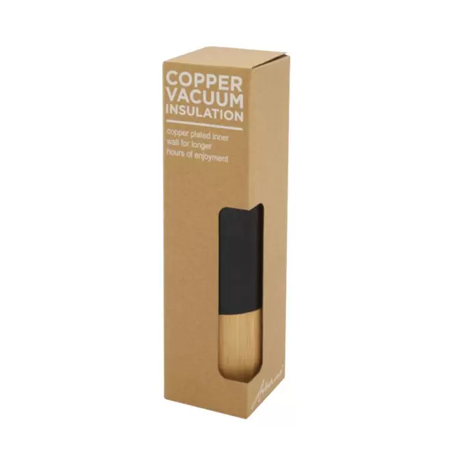 BOUTEILLE ISOTHERME PERSONNALISÉE EN BAMBOU 540ML 'BUTILKA'
