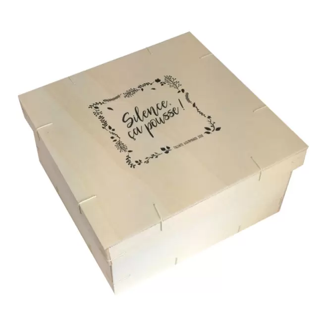 COFFRET AROMATIQUE PERSONNALISABLE EN BOIS 'AROMATUS'