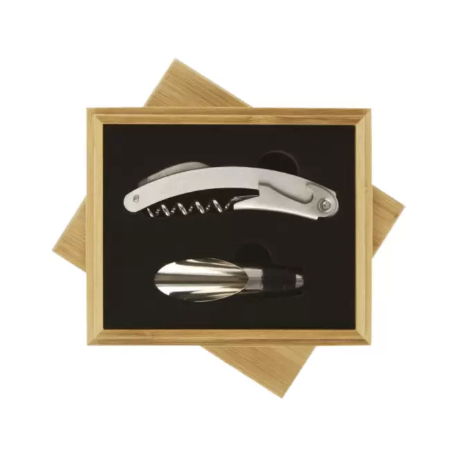 COFFRET À VIN PERSONNALISÉ 2 PIÈCES 'MINI CAJA'