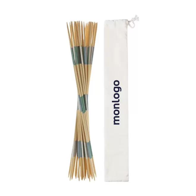 JEU DE MIKADO GÉANT PERSONNALISÉ 'BAMBOO XL'