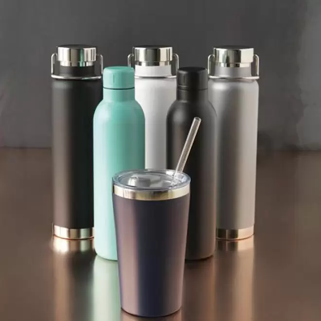 BOUTEILLE ISOTHERME PERSONNALISÉE 650ML 'ISAAC' 