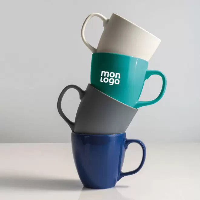 MUG PERSONNALISÉ EN PORCELAINE 450ML 'CORTADO'