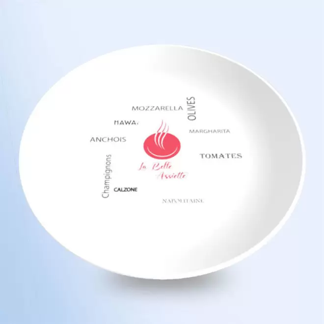 ASSIETTE PERSONNALISÉE CREUSE 'BERY' 