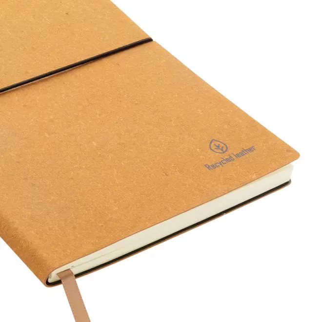 CARNET PERSONNALISÉ A5 CUIR RECYCLÉ 'KITAR'