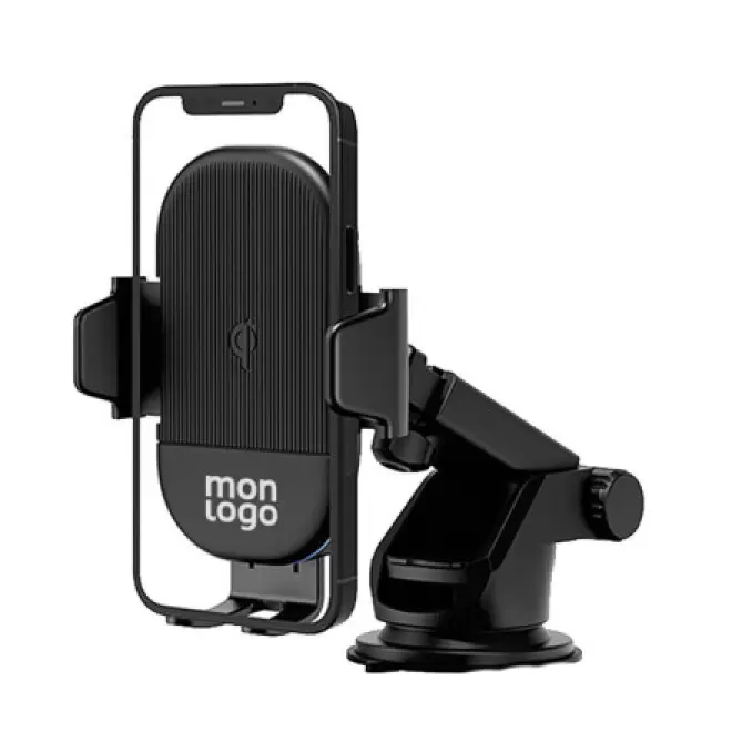 SUPPORT VOITURE PERSONNALISABLE AVEC CHARGE RAPIDE AKASHI® 'SHARY'