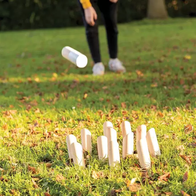 JEU DE QUILLES SCANDINAVES PERSONNALISÉ 'XENDI'